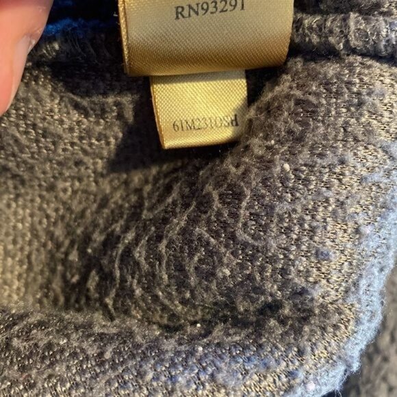 True Grit Gray Fleece 1/4 Zip Pullover: Size Small - Picture 11 of 11